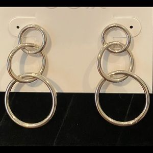 Silver Chain link earrings